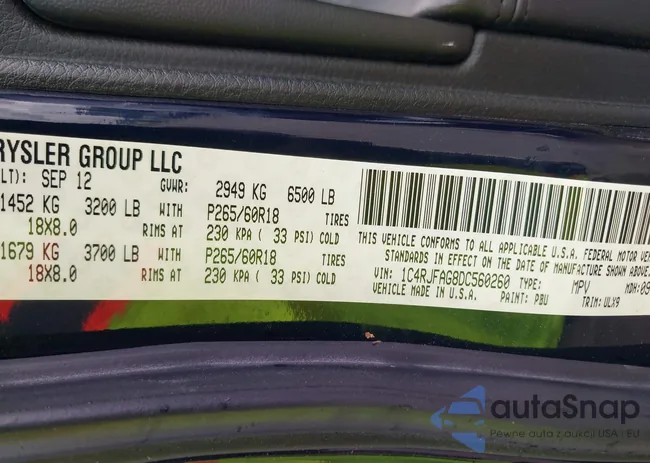 1C4RJFAG8DC560260: 42213651