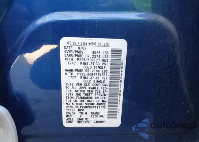 JN8AS58V68W111175: 42213855