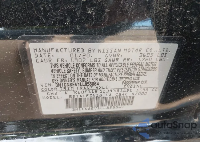 3N1CN8EV1LL858864: 42213951