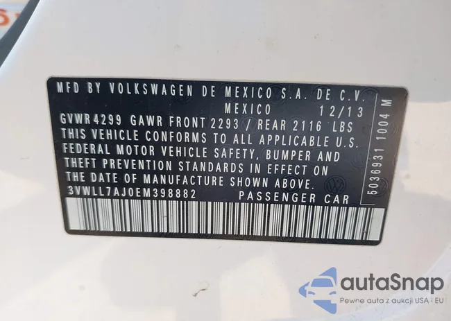 3VWLL7AJ0EM398882: 42213991