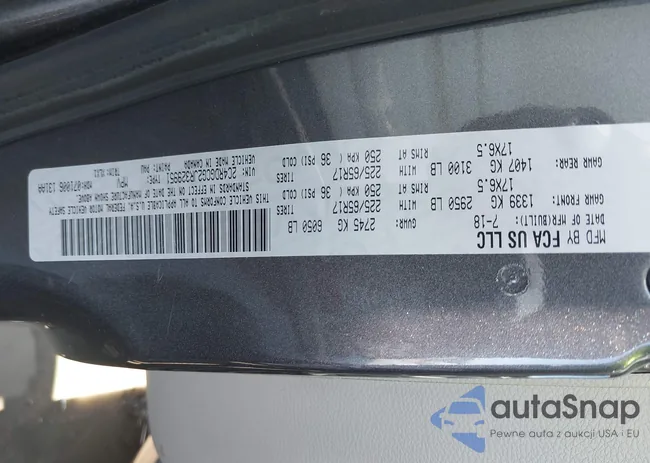 2C4RDGCG2JR329951: 42213198