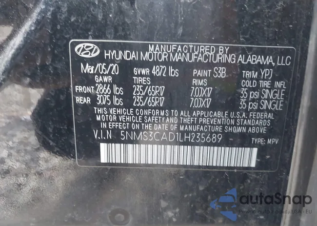 5NMS3CAD1LH235689: 42213304