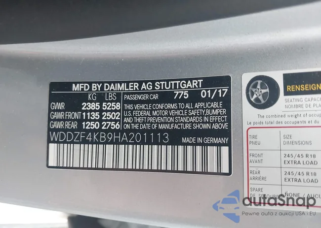 WDDZF4KB9HA201113: 42214656