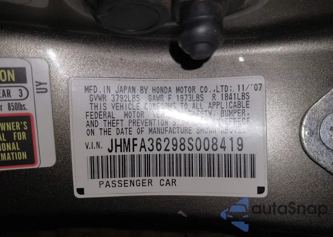 JHMFA36298S008419: 42214820