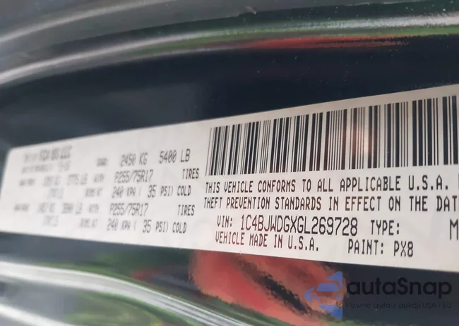 1C4BJWDGXGL269728: 42214019