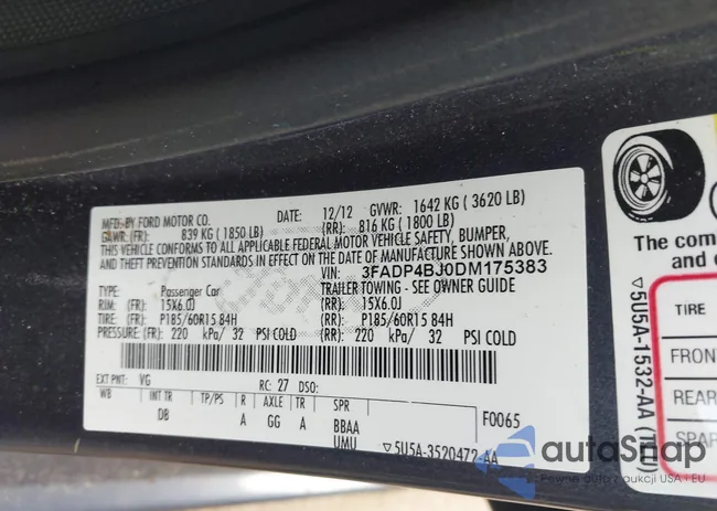 3FADP4BJ0DM175383: 42214092