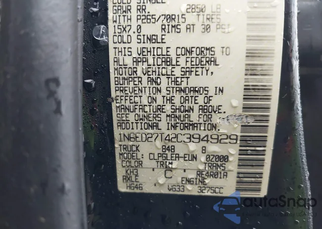 1N6ED27T42C394929: 42214098