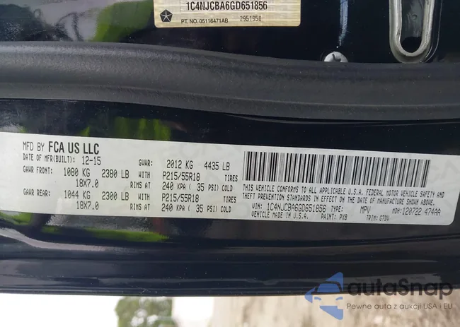 1C4NJCBA6GD651856: 42215160