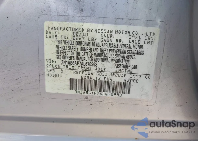 3N1AB6AP7AL670293: 42215278