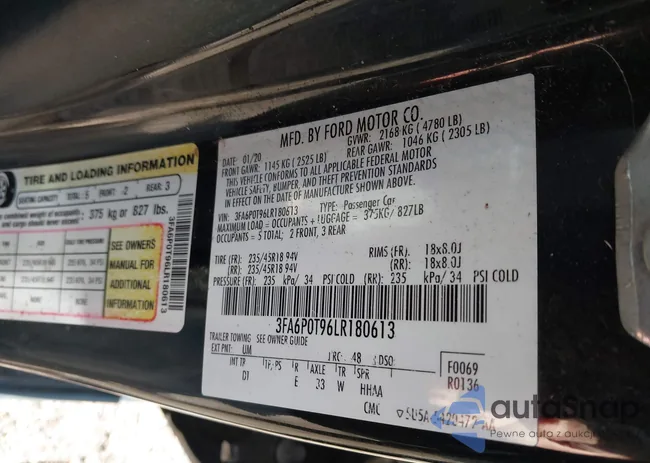 3FA6P0T96LR180613: 42216435