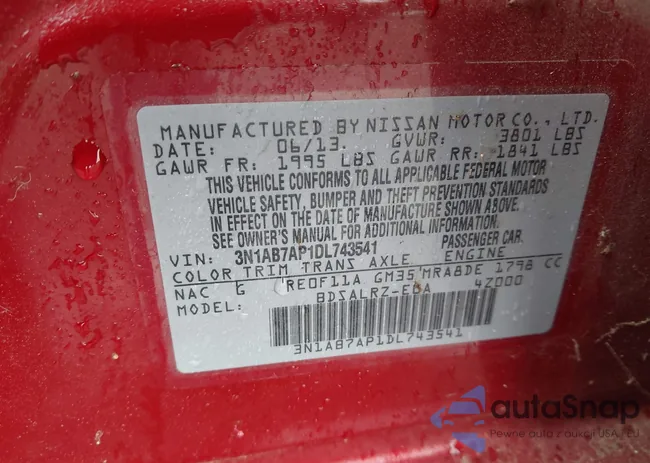 3N1AB7AP1DL743541: 42216757