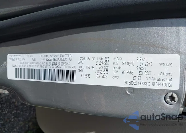 2C4RDGCG3ER229878: 42216124