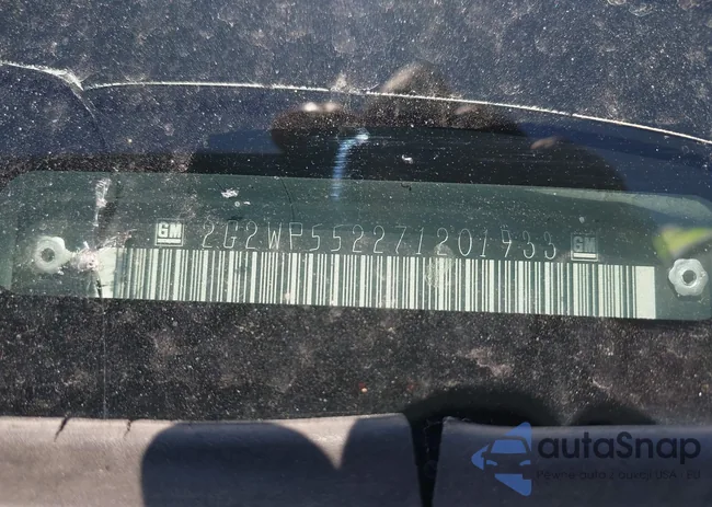 2G2WP552271201933: 42216149