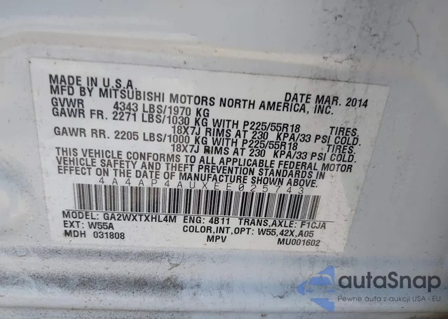 4A4AP4AUXEE025743: 42217782