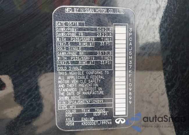 3PCAJ5M37KF109899: 42217912