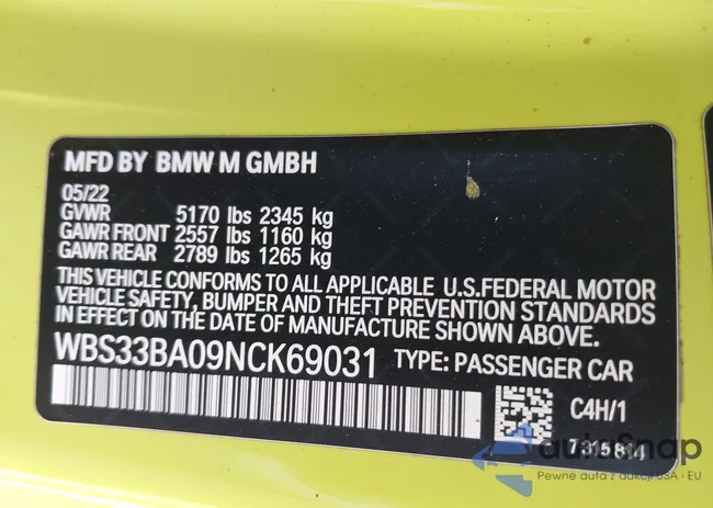 WBS33BA09NCK69031: 42217267