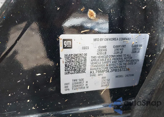 KL79MPSL2PB167239: 42217357