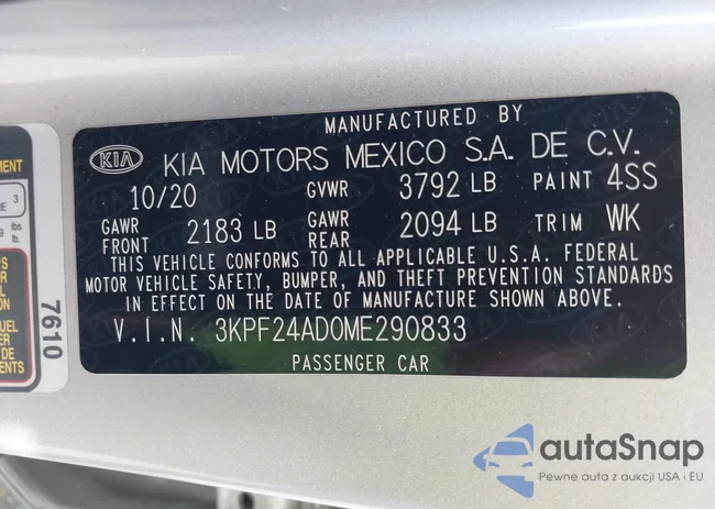 3KPF24AD0ME290833: 42218490