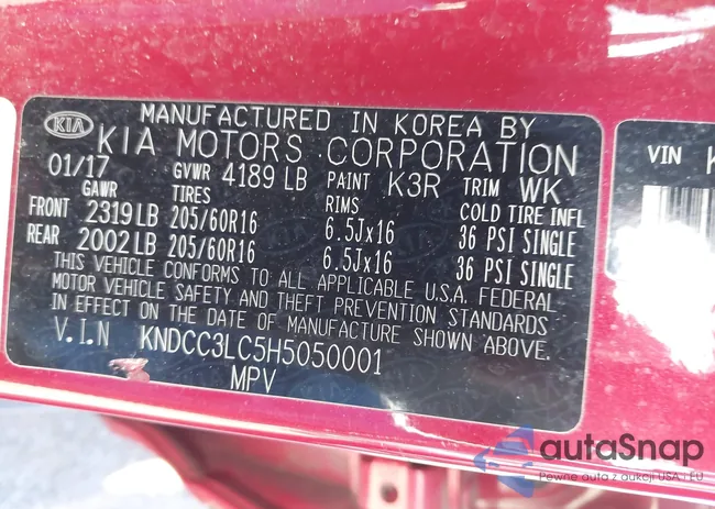 KNDCC3LC5H5050001: 42218544