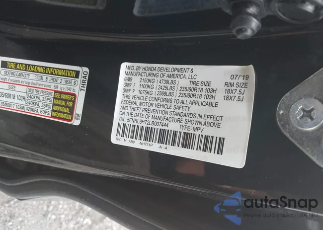 5FNRL6H72LB007444: 42218735