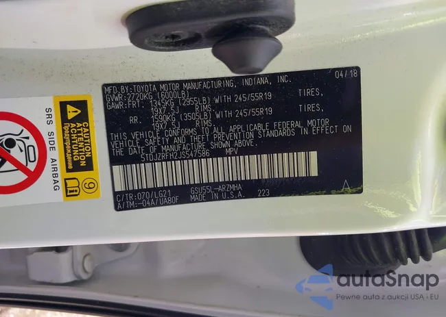 5TDJZRFH2JS547586: 42219473