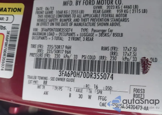 3FA6P0H70DR355074: 42219478