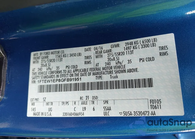 1FTEW1EP8GFB91951: 42219532