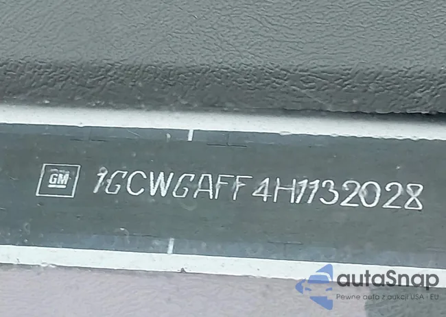 1GCWGAFF4H1132028: 42219570