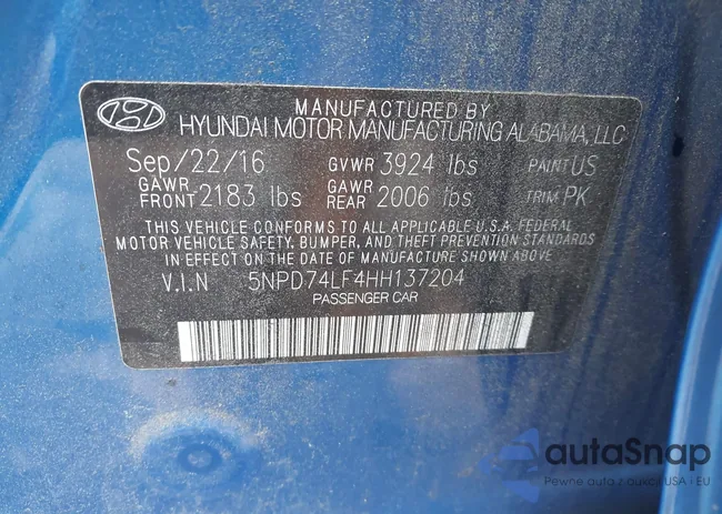 5NPD74LF4HH137204: 42219725