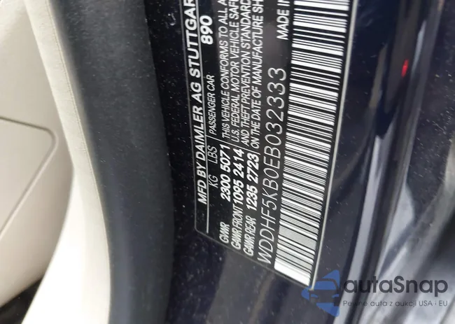 WDDHF5KB0EB032333: 42219126