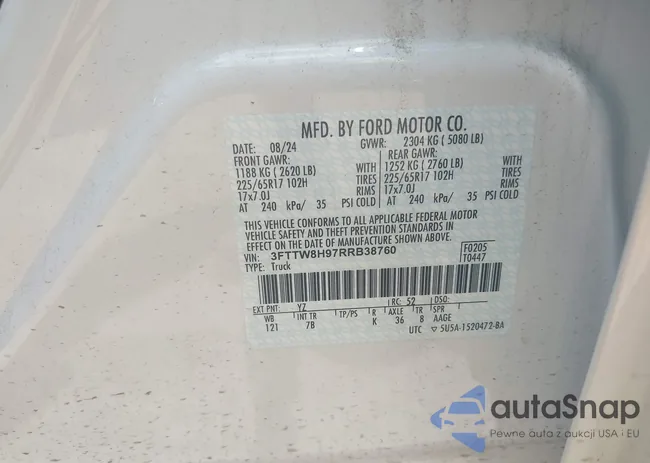 3FTTW8H97RRB38760: 42219228