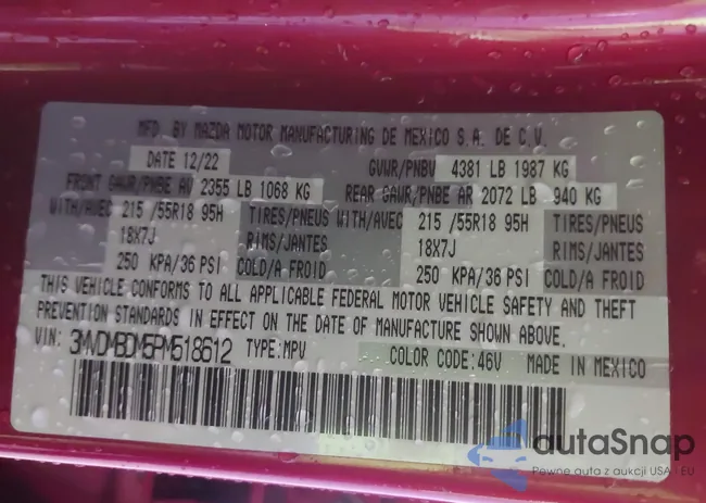 3MVDMBDM5PM518612: 42219265