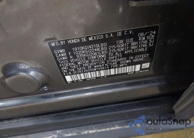 3CZRZ2H34SM709614: 42219345