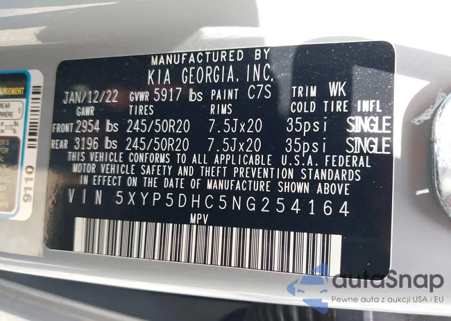 5XYP5DHC5NG254164: 42220532