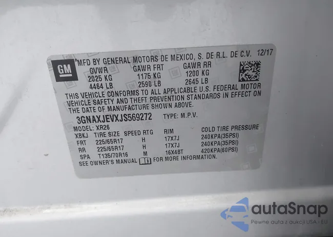 3GNAXJEVXJS569272: 42220648