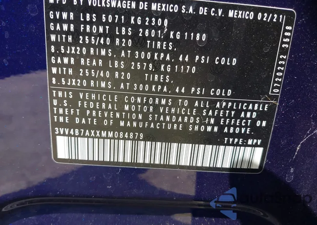 3VV4B7AXXMM084879: 42220896