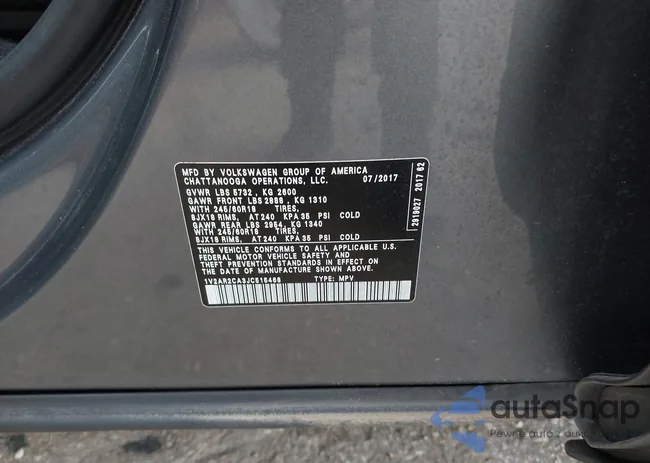 1V2AR2CA3JC515468: 42220952