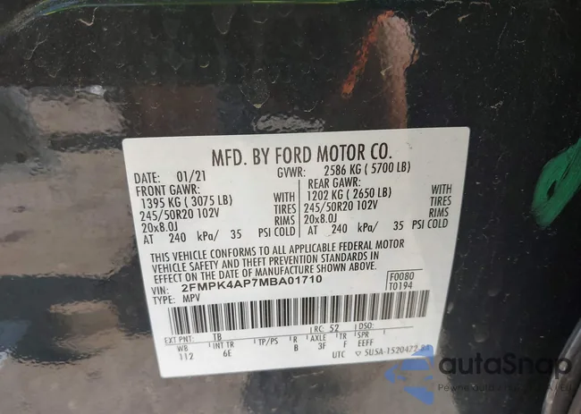 2FMPK4AP7MBA01710: 42220976