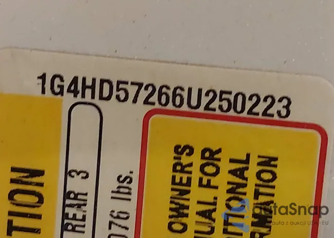 1G4HD57266U250223: 42220179