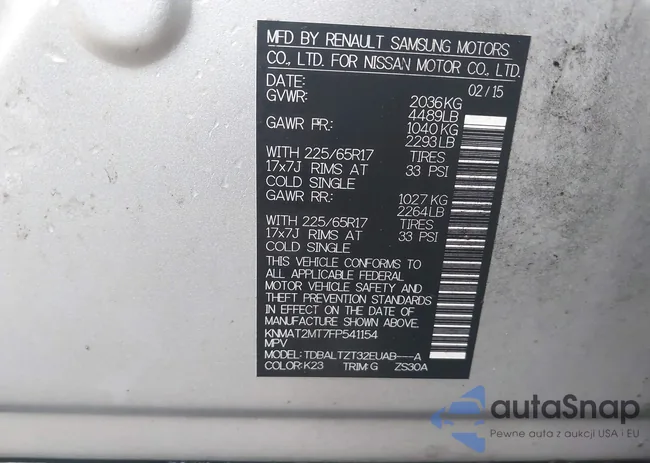 KNMAT2MT7FP541154: 42220343