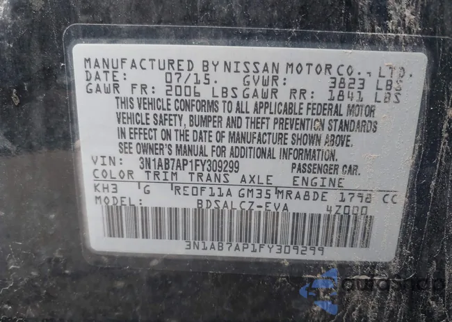 3N1AB7AP1FY309299: 42220386