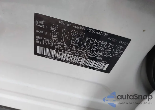 4S4WMAGD8N3466726: 42221711