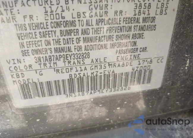 3N1AB7AP9EY332828: 42221398