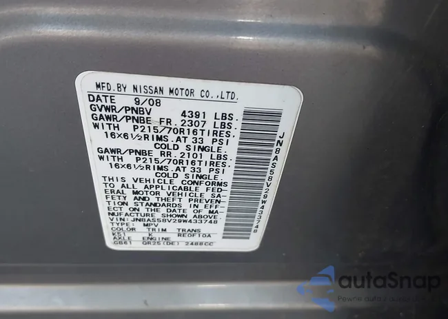 JN8AS58V29W433748: 42222755