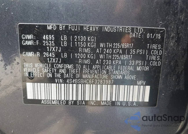 4S4BSBHC6F3283987: 42222853