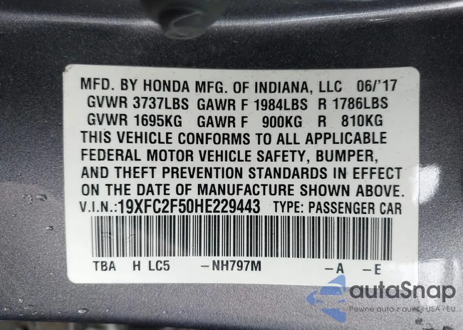 19XFC2F50HE229443: 42222052
