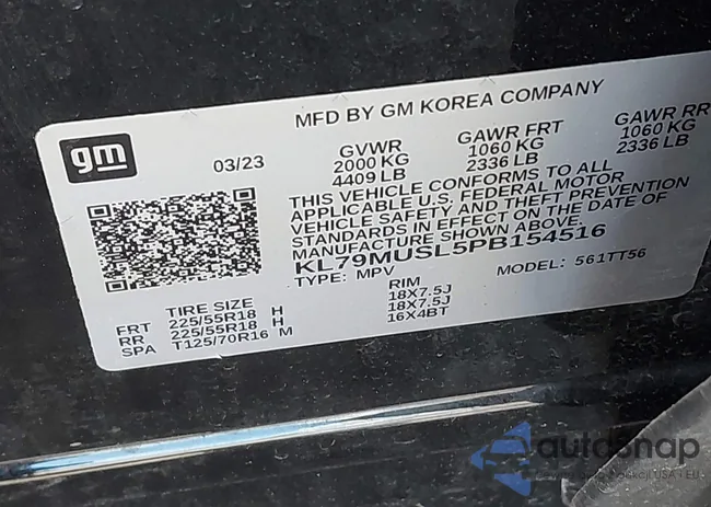 KL79MUSL5PB154516: 42222341