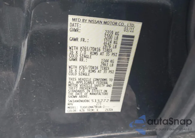 5N1AN0NU0BC515272: 42223512