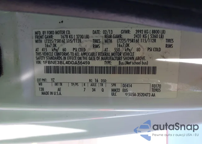 1FBNE3BL4DDA56459: 42223633