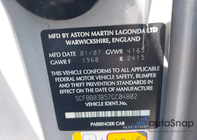 SCFBB03B57GC04802: 42223904